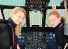 771 NAS Work Experience Students Imojen Penry and Jessica King