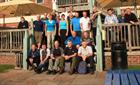 RNR Air Branch personnel after ‘Yomping’ part of the Solent way
