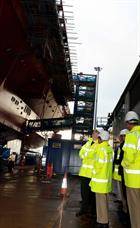 Senior members of the US Navy and US Marine Corps visited HMS Queen Elizabeth