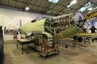Spitfire being restored