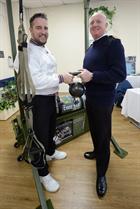 LPT James Arnold and Commander Terry Tyack Executive Officer RNAS Yeovilton