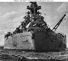 Bismarck stern view U.S. Naval History & Heritage Command Photograph