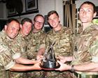 Naval Air Command winners of the Coronation Trophy
