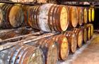 Bowmore whisky barrels