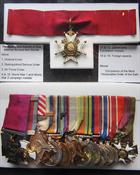 Medals awarded to Vice Admiral Richard Bell -Davies