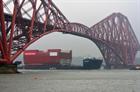 8,000 tonne Lower Block 03 arrived in Rosyth 3 Aug 2014