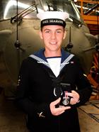 Air Engineer Technician Alex Fisher and the Queen Medal