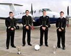 (L-R) Lt Tim Dunning, Lt Chris Bugg, Lt Donnell Fairweather and Lt Andrew Edwards