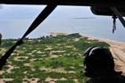 View from a Merlin over the Islands