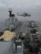 Merlin lifting from RFA Argus