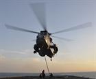 Sea King helicopter from 849 Naval Air Squadron