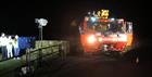 RNAS Culdrose Fire Engine helping the Children in Need Challenge 