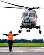 Lynx flight return to base after nine month deployment to the Middle East