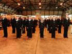 Naval Airmen Aircraft Handlers course on parade