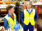 Nick Boles MP meet Tom Cooper a 2nd year apprentice 