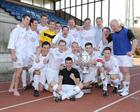 HMS Heron, the winning team with Navy Cup 2012