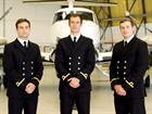 Sub Lieutenants Viv Wilmot, Connor Osborne and Jack Carlisle.
