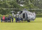 Pupils get an education from the Aircrew from 825 NAS