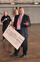 Steve Power with the FAA Cheque