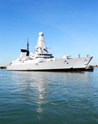 HMS Defender arrives in Portsmouth