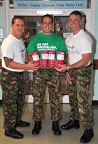 Cpl’s Paul Davy, Tom Brownhill and Lee Flynn