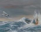 Swordfish attacks U-boat