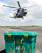  Royal Navy Merlin & ShelterBox