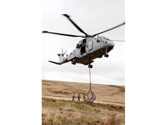 Commando helicopters deliver memorial for US aviators killed in WW2