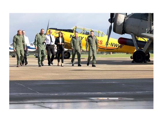 Fleet Air Arm welcomes patron Princess of Wales for first time