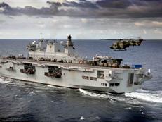 847 Lynx operating from HMS Ocean