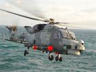 A Wildcat helicopter undergoing trials from HMS Iron Duke Crown Copyright/MOD 2012