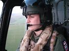 Natalie Flying in a Sea King helicopter of 846 NAS