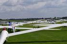 Gliders at the Inter Services Regional Gliding Championships 2013 Husbands Bosworth Gliding Centre