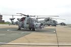Wildcat HMA2 alongside their Bigger Brother Merlin Mk 2