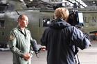 Commander Rich Sutton with BBC