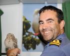Lt Chris Patrick and the Scops owl