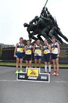 Alex & the Royal Navy Team at the USMC Marathon