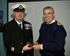 WO 2 David Baxter receiving his Clasp to his LS & GC medal from HRH The Duke of York