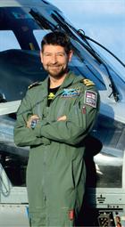 Lt Steve Aitken, Lynx pilot on FS Forbin