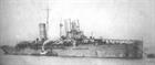 HMS Campania with the longer sloping flight deck after refit