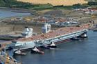HMS Queen Elizabeth pushed to new berth