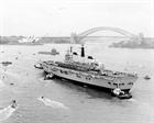 HMS Illustrious in Sydney Harbour 6 October 1986