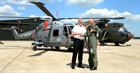 Cdre Alexander and Lt Cdr Mark Baines RNR with Volunteer Reserves Service Medal (VRSM) Clasp