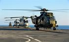 Merlin, Sea King and Chinook HMS Ocean