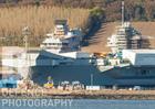 HMS Queen Elizabeth in the October sunshine