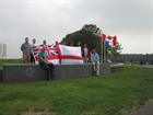 Members of the 824 NAS WW1 Battlefield tour, Vimy ridge
