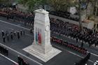 The Queen led the Remembrance Sunday service at the Cenotaph in London