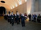 847 NAS taking part in the Armistice Day 2014 ceremony at the Menin Gate war memorial Ypres Belgium