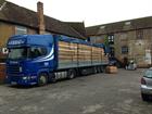 Loaded Lorry thanks to the help of Royal Naval Personnel at RNAS Yeovilton 