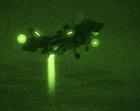 F-35B landing at night USS Wasp Image in infra red